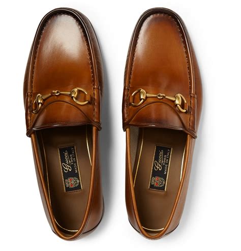 gucci leather loafers for men.